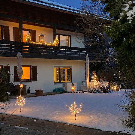 Charmantes Garten-Apartment: Erholung Im Chiemgau Unterwoessen Ngoại thất bức ảnh