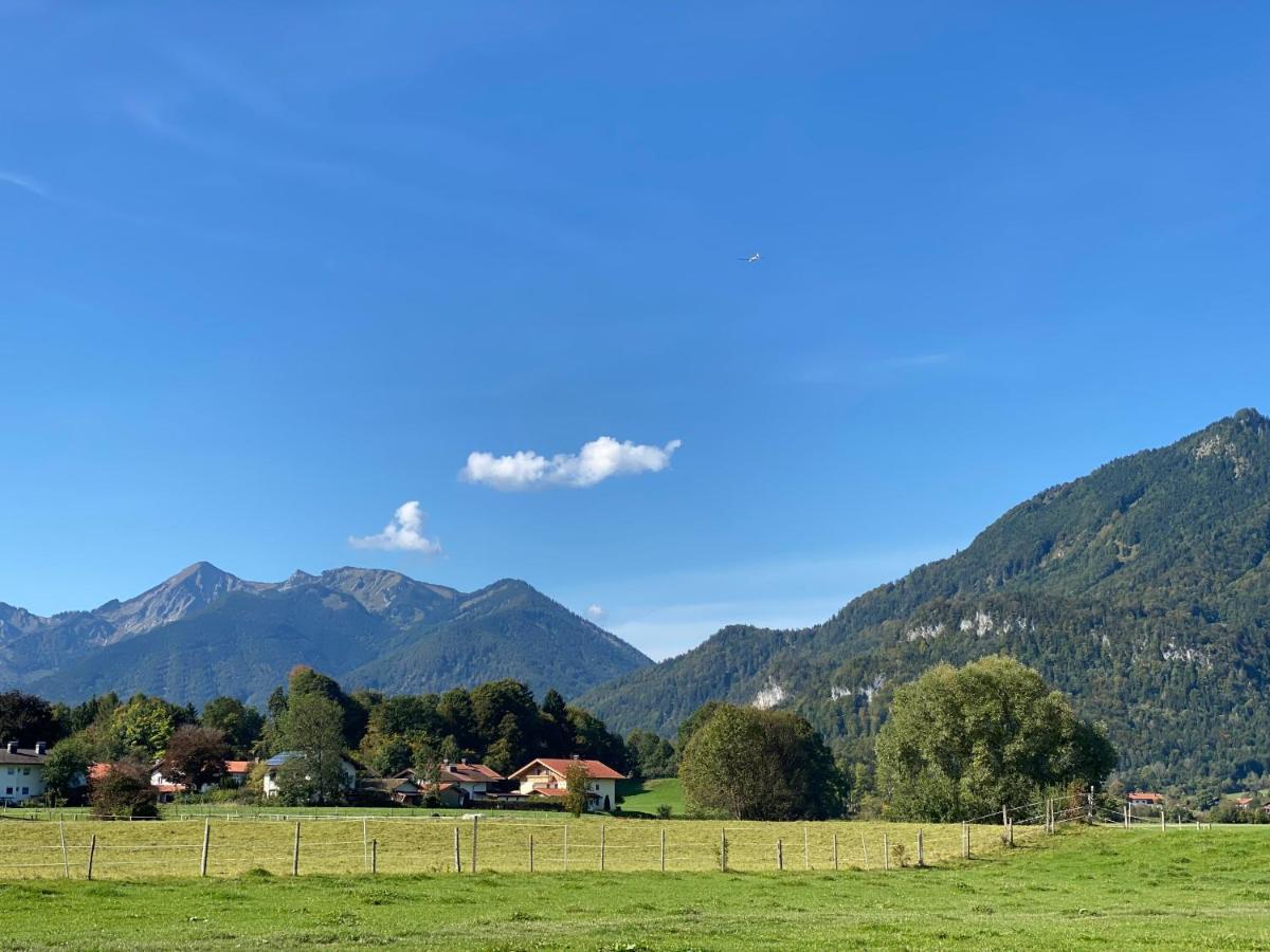 Charmantes Garten-Apartment: Erholung Im Chiemgau Unterwoessen Ngoại thất bức ảnh
